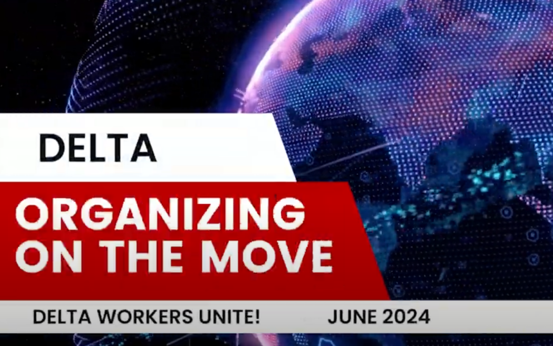 Delta Workers Rally at Detroit Metro/ Congresswoman Backs Union Campaign