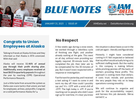 Union Workers at Alaska and American Win Big. When Will We? — Blue Notes 69